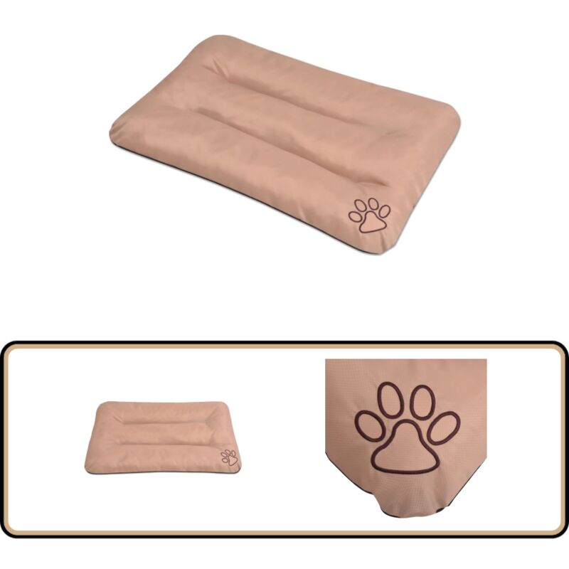 Hundebett Größe L Beige - Hunde Bett - Hundebett - Liegefläche - Hundeplatz - Komforthundbett