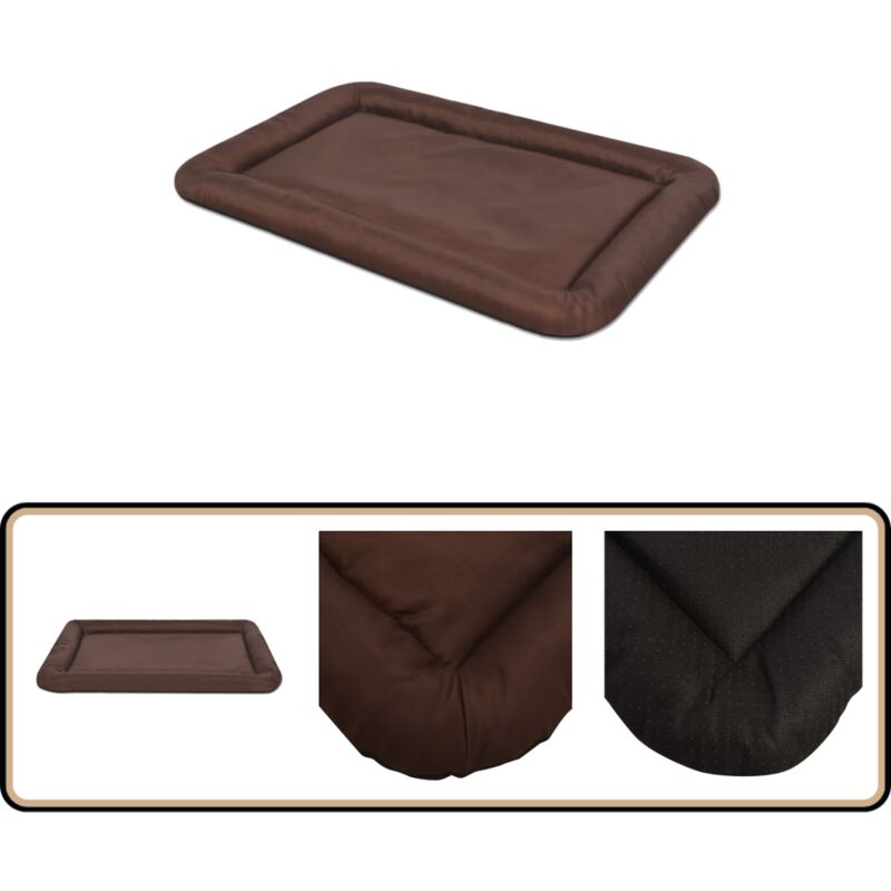 Hundebett Größe m Braun - Hunde Bett - Hundebett - Oxford Gewebe - Wasserabweisendes Hundebett - Handwäsche