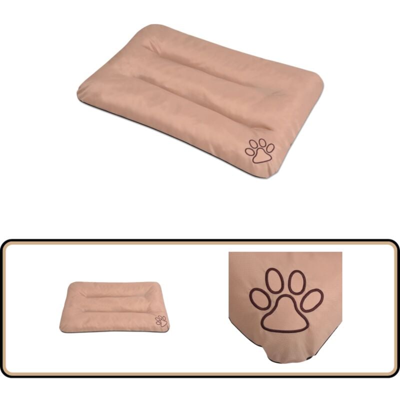 Hundebett Größe XXL Beige - Hunde Bett - XL Hundebett - XXL Hundebett - Wasserdichtes Hundebett - Bequeme Hundematte