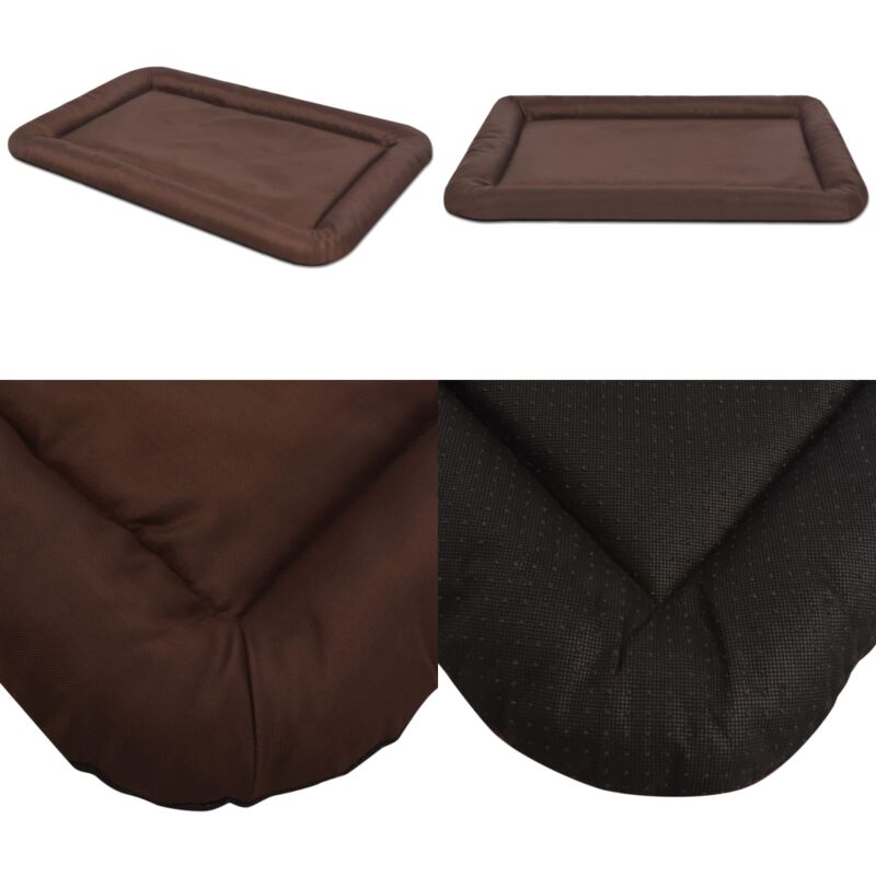 Hundebett Größe xxl Braun - Hundebett - xl Hundebett - xxl Hundebett - pu Beschichtete Bettdecke - Wasserabweisendes Hundebett - Home & Living