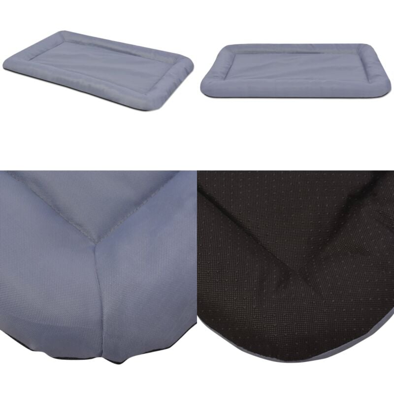 Hundebett Größe xxl Grau - Hunde Bett - xl Hundebett - xxl Hundebett - Wasserabweisendes Hundebett - Anti Rutsch Hundebett - Home & Living