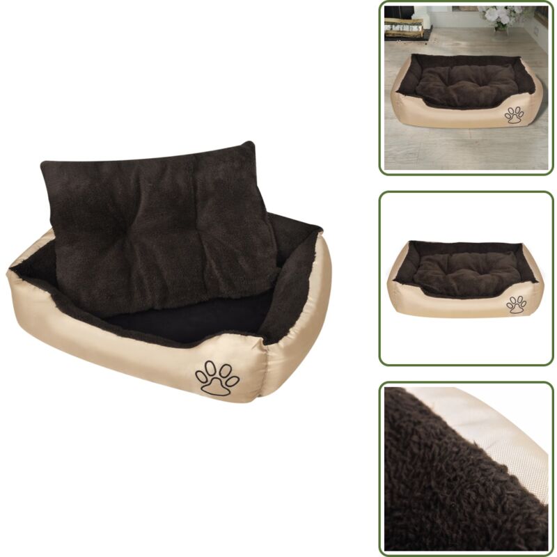 Warmes Hundebett mit Polsterkissen xl - Hunde Bett - Hundebett - Warmes Hundebett - xxl Hundebett - Hundebette Online Kaufen