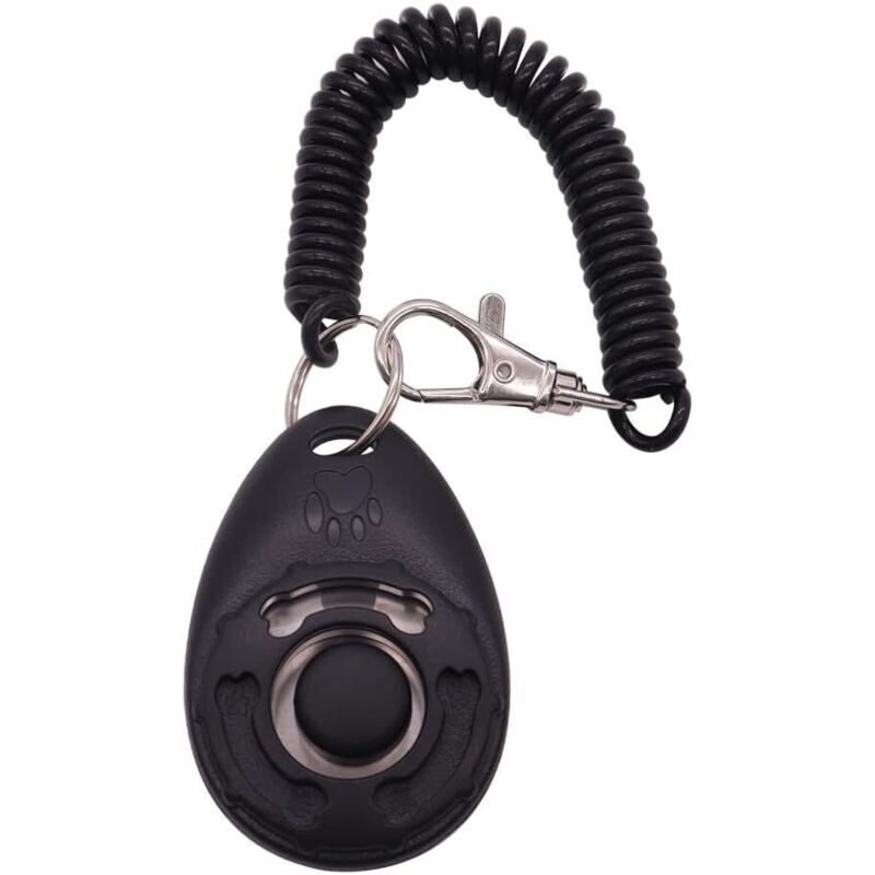 Hundeklicker, Trainingsklicker für Hunde, großer Klicker mit großem Knopf für professionelles Haustiertraining, für Hunde, Katzen, Vögel, Pferde