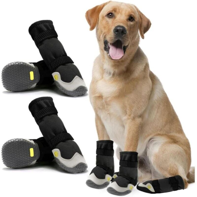 Hundeschuhe für heißen Asphalt, rutschfeste Stiefel und Pfotenschutz für regnerische Sommertage, wasserdichte Schneestiefel für kleine, mittelgroße