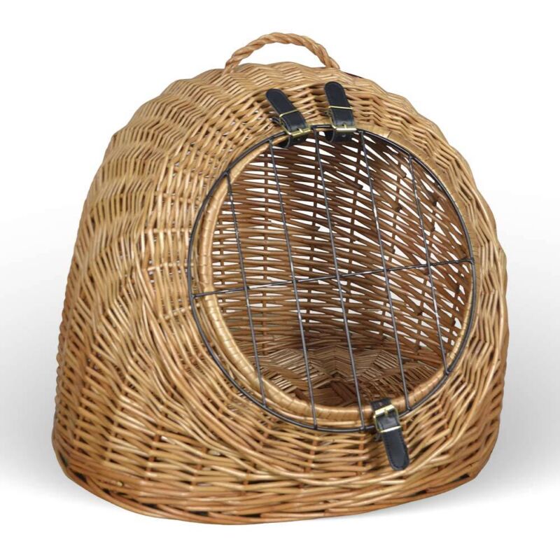 Hundezwinger für Katzen mit Griff und Metalltür