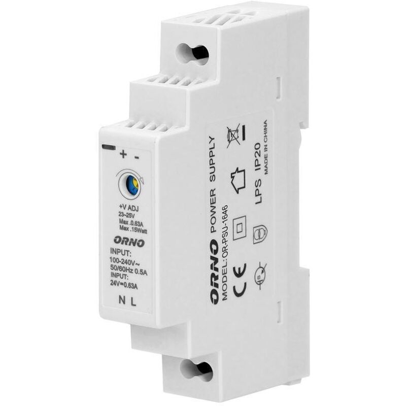 Hutschienen-Netzteil 24VDC 0,63A 15W OR-PSU-1646