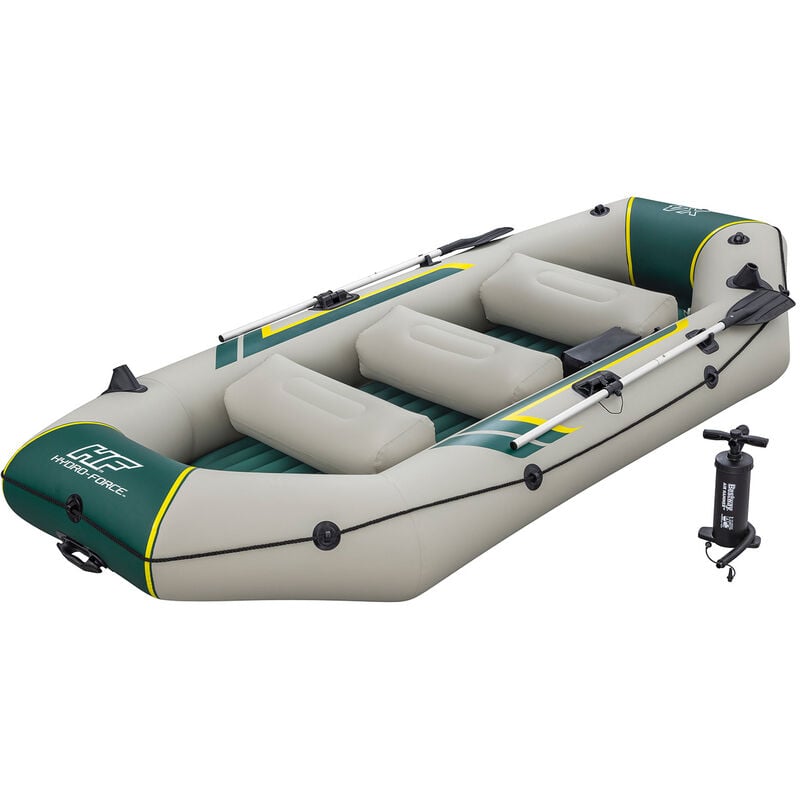 Bestway - Hydro-Force™ Schlauchboot Komplett-Set Ranger Elite™ X4 320 x 148 x 47 cm - Grau