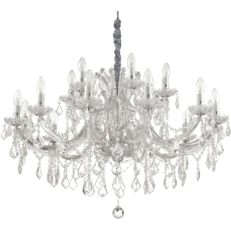 Ideal Lux Napoleon - Licht Pendelleuchte Chrom