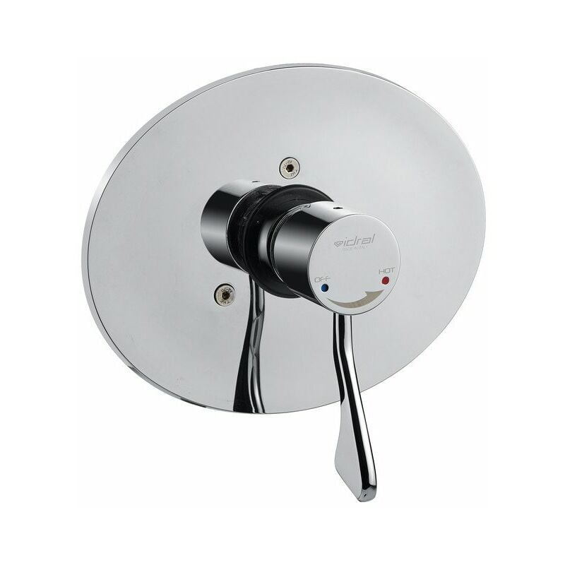 Idral - Thermostatischer Unterputz-Duschmischer Serie 900 900.42 Verchromt - Messing