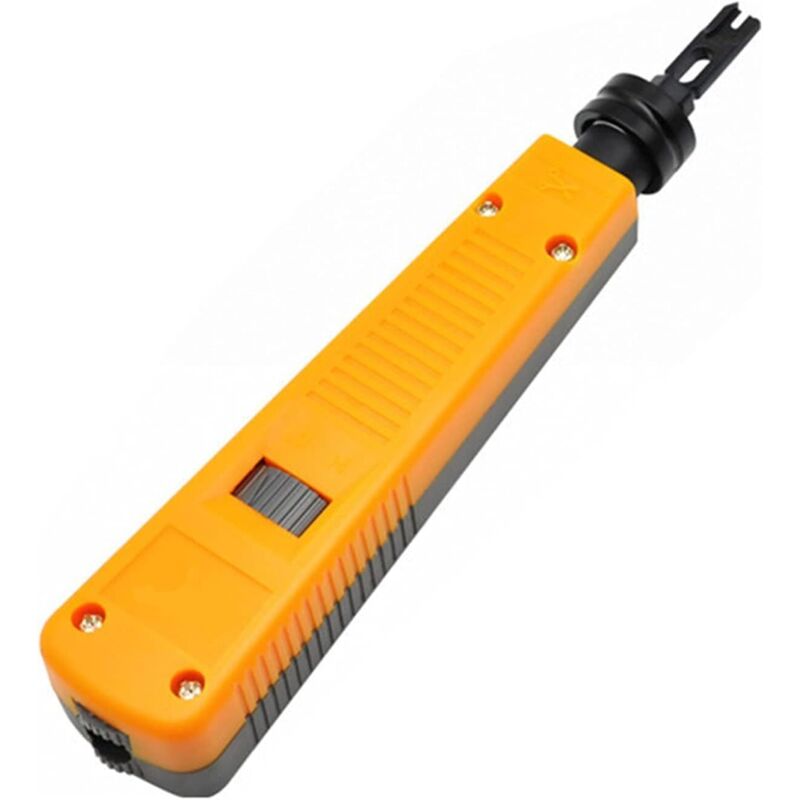 Impact Punch Down Tool Kit, Punch Down Tool mit 110 Klingen, Impact Terminal Insertion Tools für Netzwerk- und Telefonkabel, für die Reparatur von
