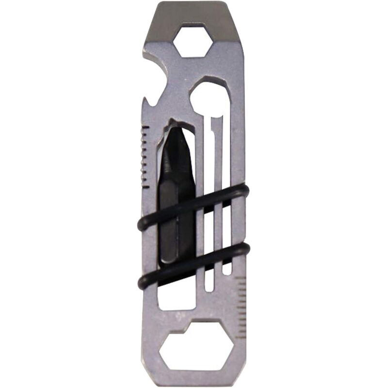In 1 Stainless Steel Multi-Tool, Multi-Function Can Opener, Stainless Steel, Allen Wrench, edc Equipment, For Travel, Mountaineering, Camping, Hiking