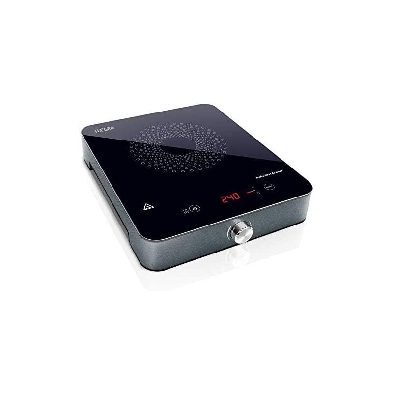 Haeger - HP-IND.002A Kochfelder Schwarz, Grau Kochfeld mit Induktionskochfeld 1 Zone(n)