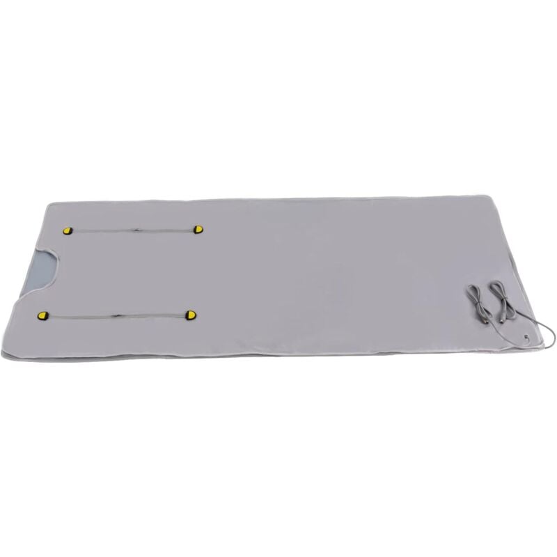 Infrarot Saunadecke, Fern-Infrarot-Sauna Decke, 2 Zone Temperaturkontrolle Infrared Sauna Blanket, Tragbare Sauna mit Controller für Zuhause,