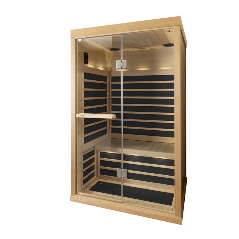 Infrarotkabine sand T820H Schwarz IR-Wärmekabine mit wlan Steuerung - Tylö