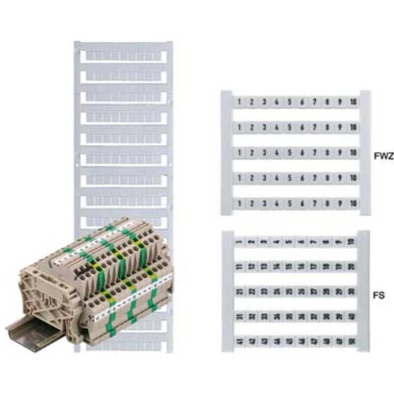 Weidmüller Klemmenmarkierer dekafix ws DEK 5 FW 301-350 50 Stk