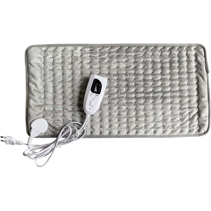 Intelligente Heizdecke, feuchtes Kompressions-Heizkissen, Heizdecke, 6 Temperaturstufen mit 1–10 Timern, schnelles Aufheizen, waschbar bis 30 °c