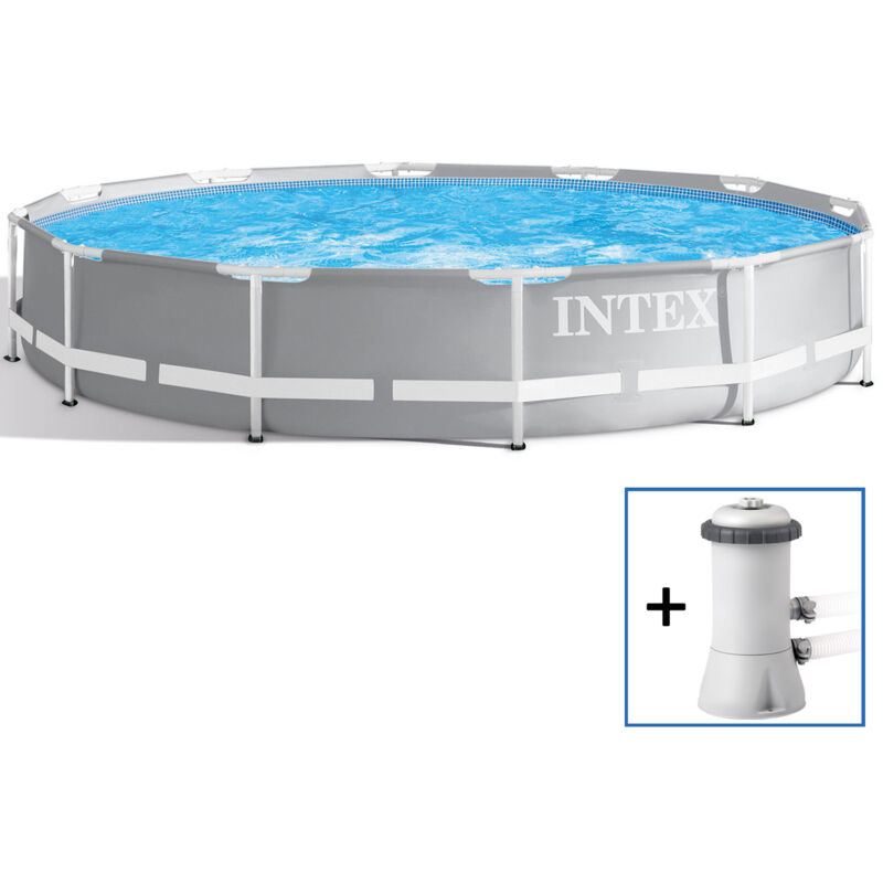 Intex - Frame Pool 366 x 76 cm Komplettset Kinderpool mit Zubehör