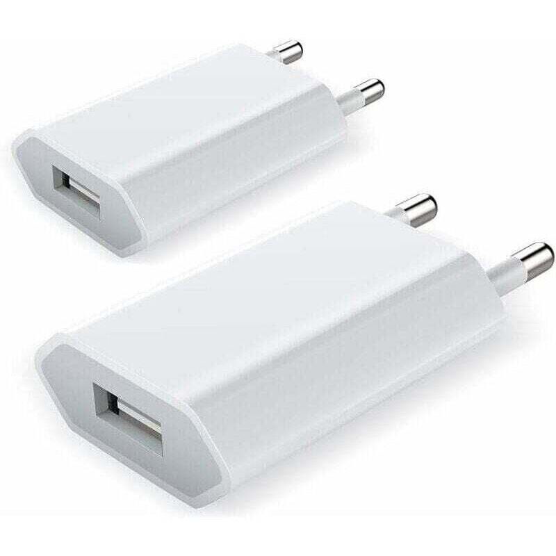 iPhone-Ladegerät, USB-Wandladegerät 2er-Pack, universelles USB-Adapter-Ladegerät & Ladegerät für iPhone 7, 8 Plus, 11, 12, Mini, Pro Max, XS