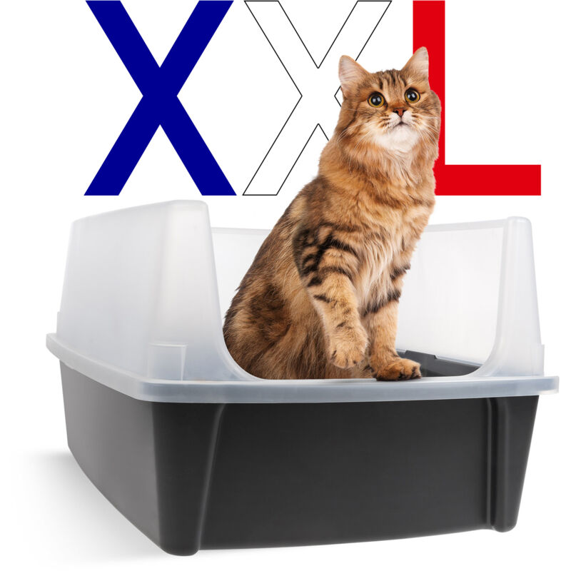 Iris Ohyama, Katzenklo XXL, Toilettenhaus, Grey, CLH-XL