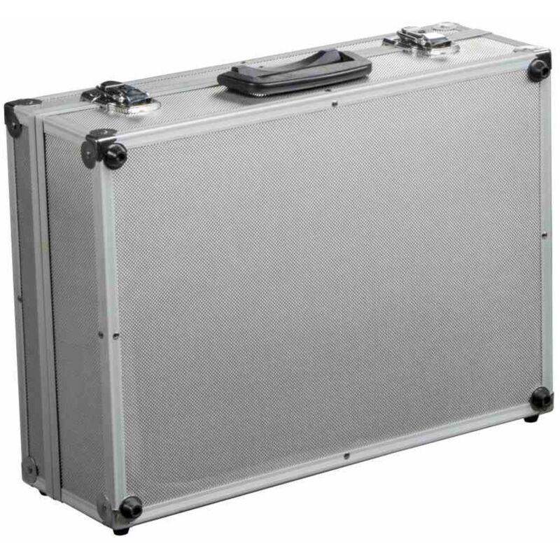 Alu-Werkzeugkoffer silber abschließbar 46 x 33 x 15 cm