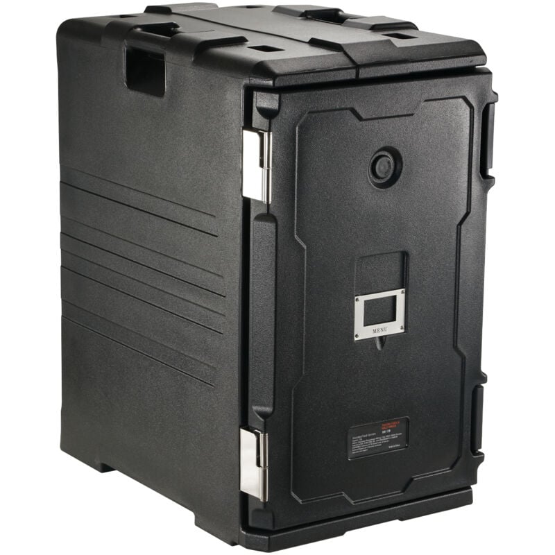 Isolierter Speisenbehälterträger von Mophorn 109 Qt Warmhaltebox für die Gastronomie, LLDPE-Speisebehälterträger mit Doppelschnallen