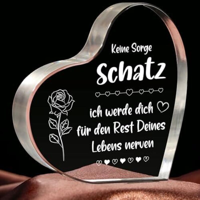 Jahrestag Geschenk für Sie, Geschenk für Freundin, Geburtstagsgeschenk Valentinstag Jubiläumsgeschenk für Frauen, Ich Liebe Dich Geschenke für Sie