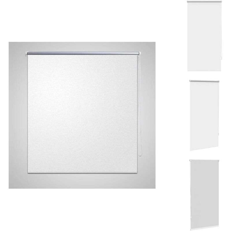 Vidaxl - Verdunklungsrollo Verdunkelungsrollo Rollo 60x120 weiß - Fensterrollo - Verdunklungsrollo - Weißes Rollo - Raffstore - Raumteiler