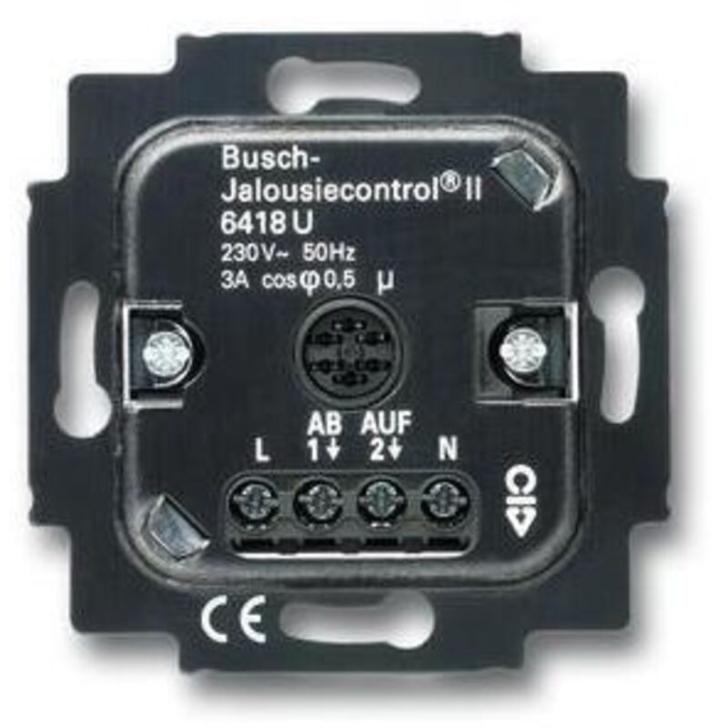 Busch-jaeger - 6418 u Jalousie-Basis-Einsatz 2-Draht Jalousie-Einsatz