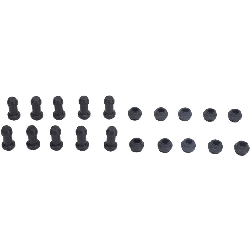 Jeffergarden 10 Motorradscheibenscheibenbremssattel Staubkappe Gummi -Stoßdämpferabdeckung für Roller -Elektrofahrrad einstellen