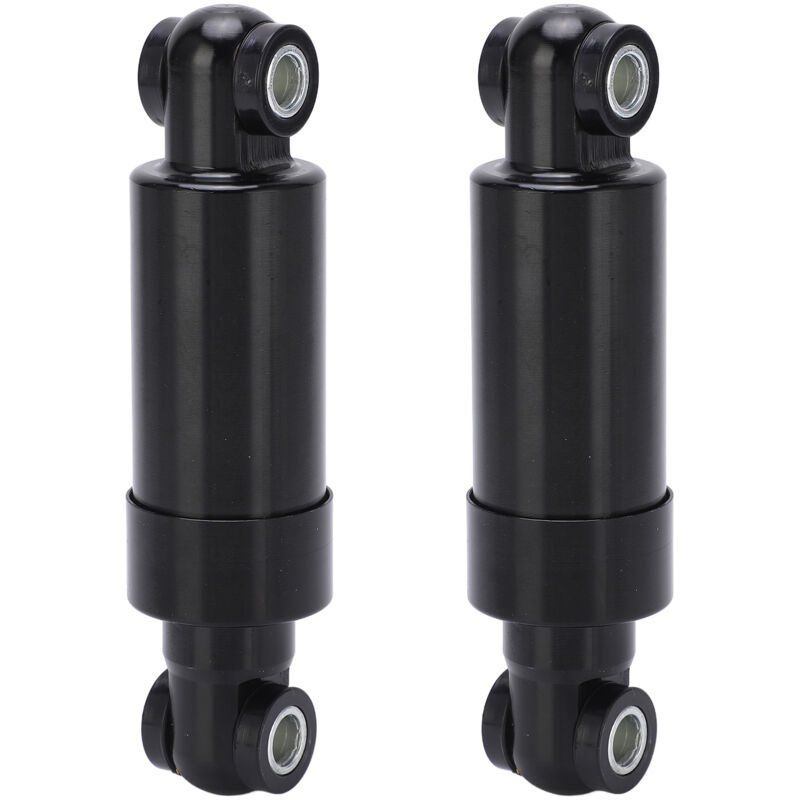 Jeffergarden 2pcs Stoßdämpfer Schwarz 750 lbs 110 mm Stahllegierung rostfeste zum Falten von Roller Elektrofahrrad