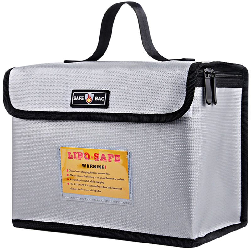Jeffergarden Explosionsgeschützter Beutel für Lithiumbatterien, Sicherheitsbeutel für Hochtemperatur-Lithiumbatterien, explosionsgeschützter Beutel