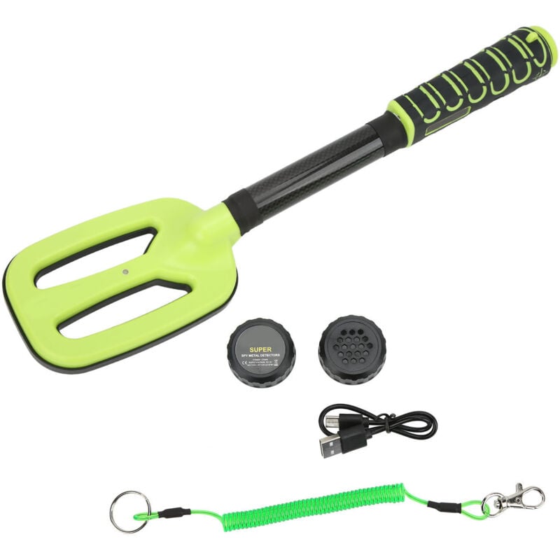 Jeffergarden - Unterwasser-Metalldetektor IP68, wasserdicht, wiederaufladbar, für Tauchsuche, öffentliche Sicherheitsinspektion, Grün