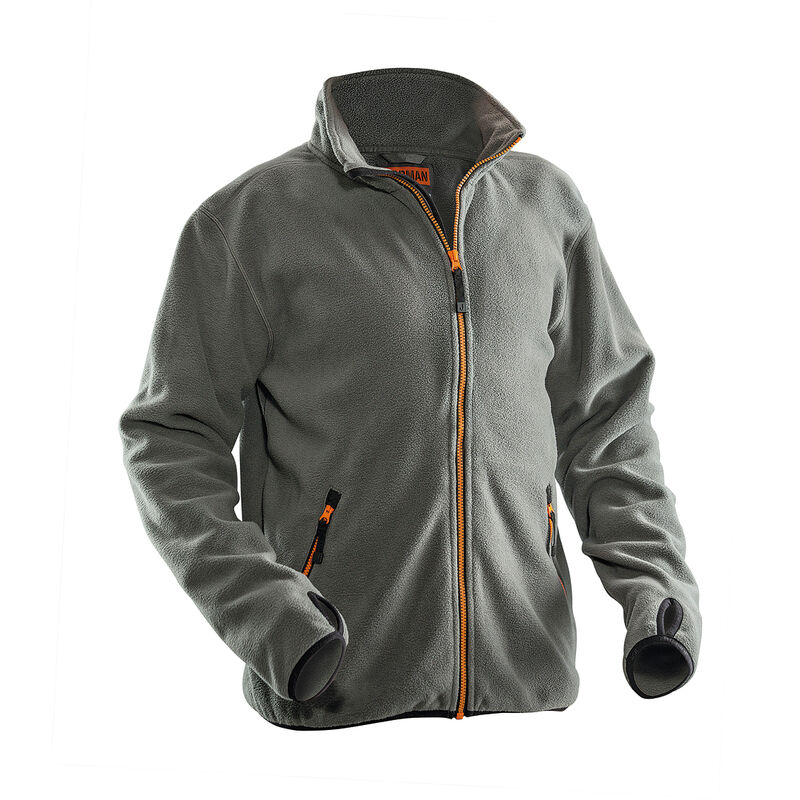 Fleecejacke 5501 Grau Gr. xl - Grau - Jobman