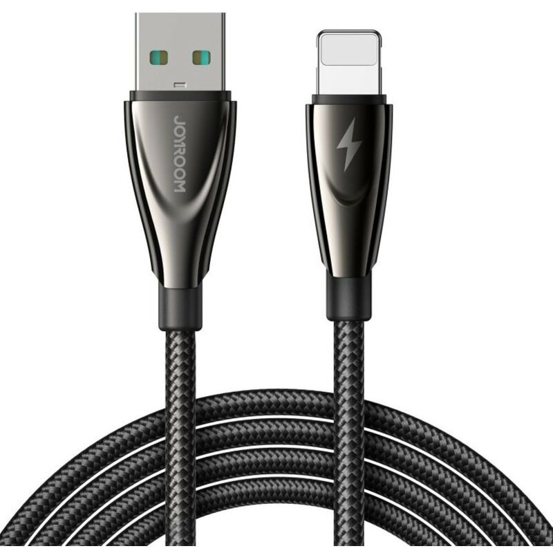 Joyroom Pioneer Series SA31-AL3 Ladekabel USB-A/ iPhone-Anschluss 3A-Kabel 1,2 m – Schwarz