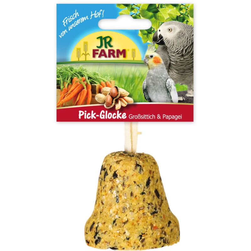 Bubimex - jr farm Tasty Bell - ein leckerer Snack für alle größeren Papageien 160 g