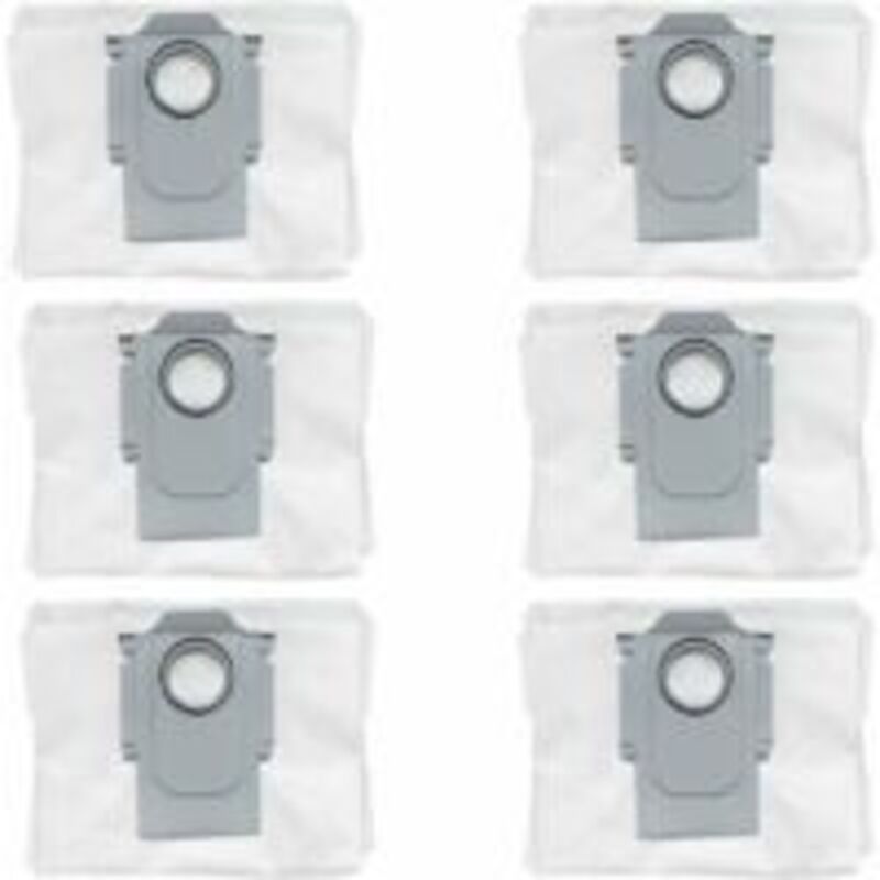 Set mit 6 Staubsaugerbeuteln, Ersatzteilen und Zubehör für Xiaomi Roborock Q7 Max, Q7 Max+, Q5+, Roborock S7 Pro Ultra, S7 MaxV Ultra Saugroboter