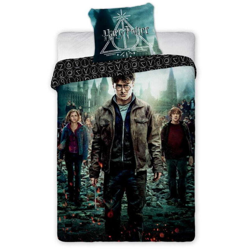 Jugendbettwäscheset 140x200 Harry Potter Zauberer