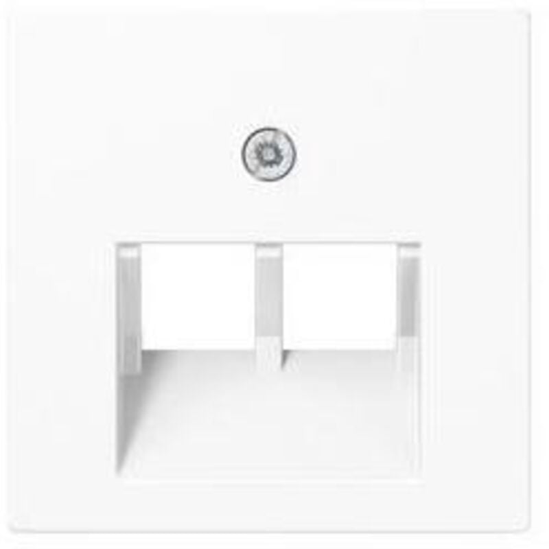 Jung - Abdeckung UAE-/IAE-/ISDN-Steckdose a 500, as 500 Alpinweiß A569-2BFPLUAWW 1 St.