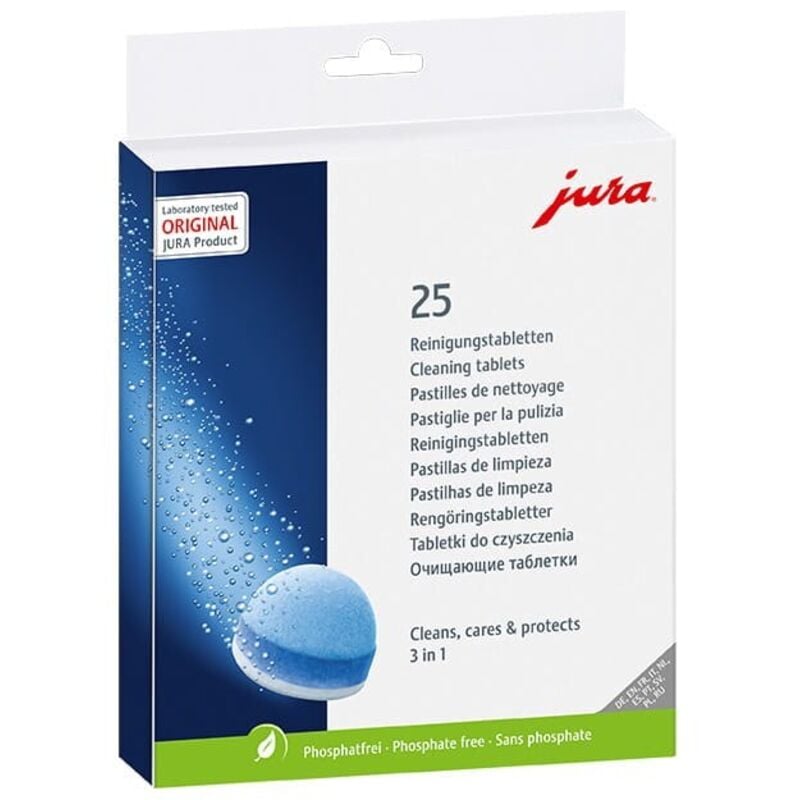 Jura - Reinigungstablette 3-Phasen Kaffeevollautomaten 25 St./Pack.