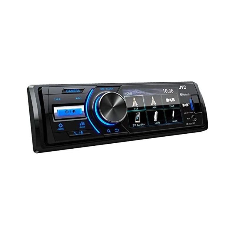 JVC - KD-X561DBT Auto-Multimedia-Receiver Schwarz, Blau 180 w Bluetooth