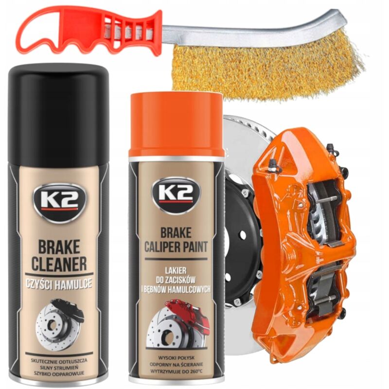 K2 Bremssattel-Lack-Set Orange Spray