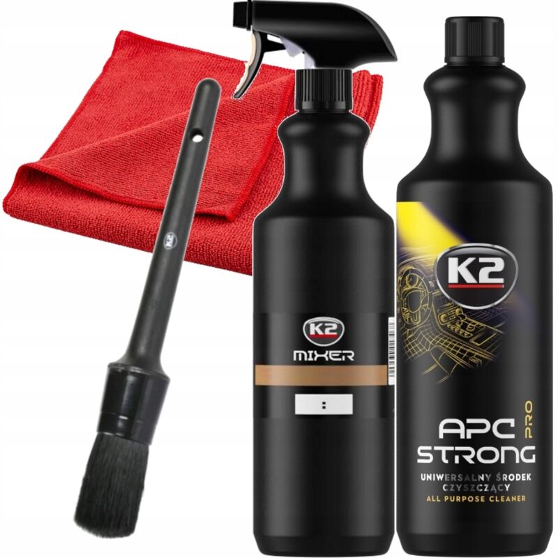 K2 Pro Apc 1l Starkes Autowaschmittel Zur Reinigung Von Autopolster Und Felgen