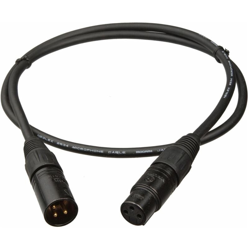 Kabel xlr Canon für DMX-Konsole Schwarz