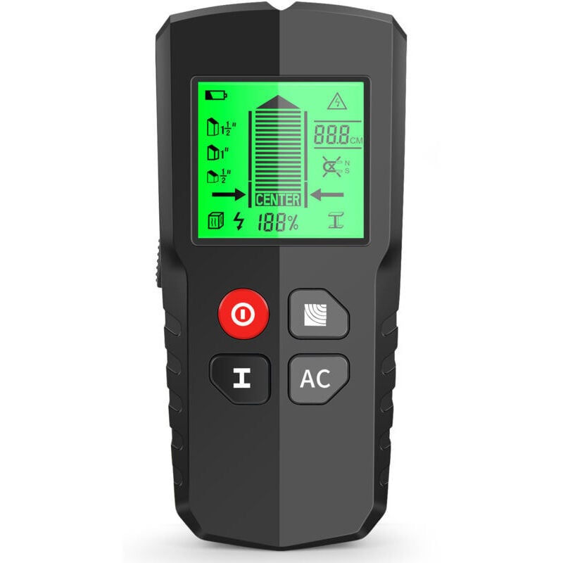 Kabelfinder Wand Kabelsucher Leitungsdetektor Leitungsdetektor Detektor Wanddetektor Messgerät Wandscanner Detektor Wand Metalldetektor für Holz