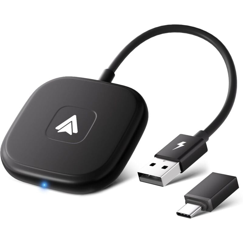 Kabelloser Android Auto-Adapter, Android Auto-USB-Dongle für Autoradio mit kabelgebundenem OEM-Android Auto, kabelloser Android Auto-Adapter.