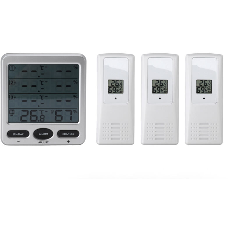 Kabelloses Raumthermometer mit Hygrometer und sehr präziser Messgenauigkeit elektrisches Thermometer mit Hygrometer für das Babyzimmer zu Hause