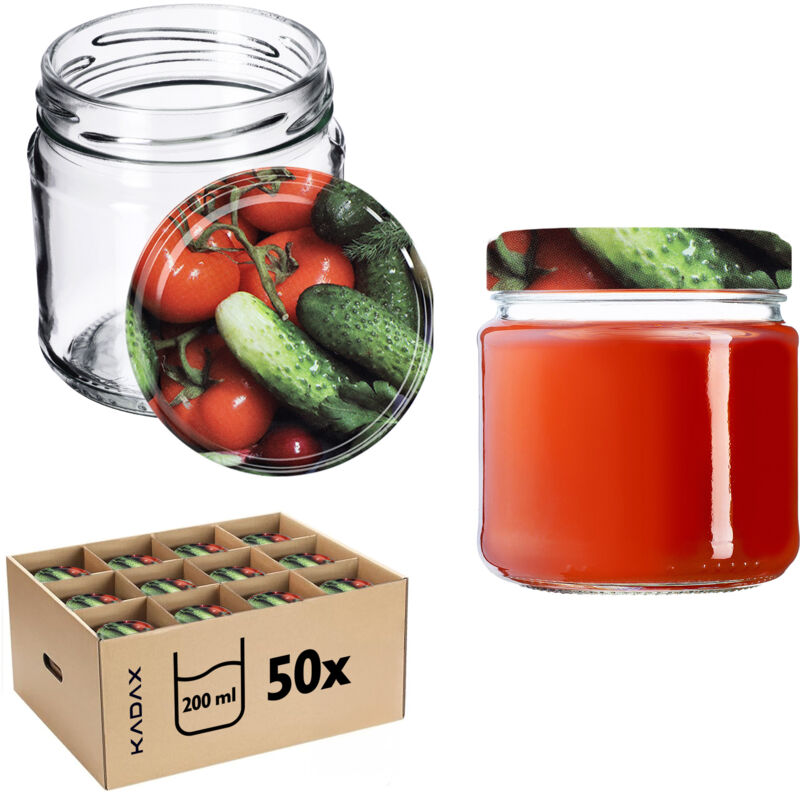 Glas Klara 200ml fi66 TO-210 Paket 50 Stück + - Kadax