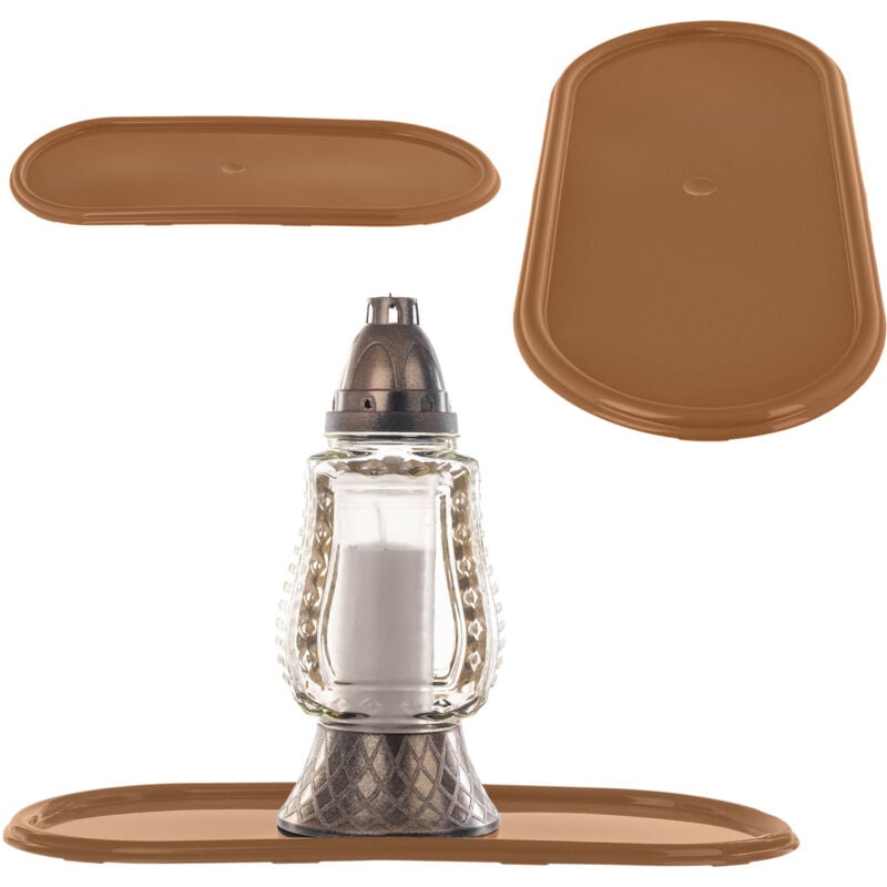 Ovaler Kerzenhalter 440 gold K5123 - Kadax