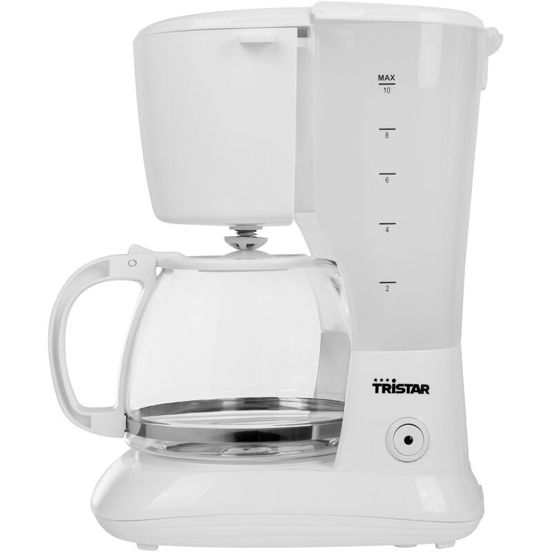Tristar - Filterkaffeemaschine CM-1252 bis 12 Tassen, 1,25 l Fassungsvermögen, weiß