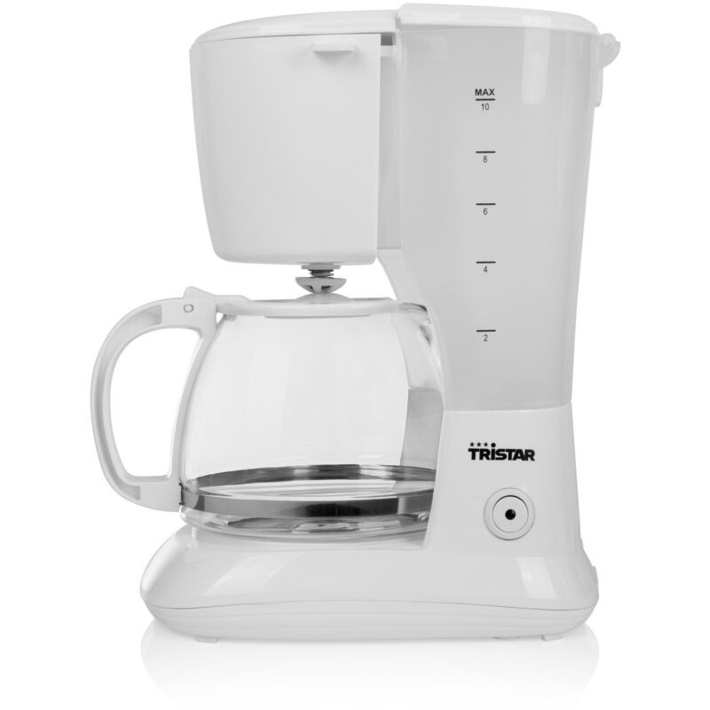 Tristar - Filterkaffeemaschine CM-1252 bis 12 Tassen, 1,25 l Fassungsvermögen, weiß